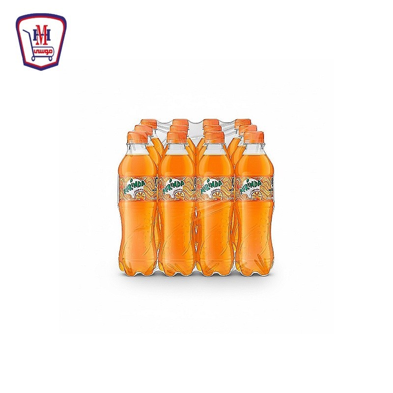 ميرندا  برتقال بلاستيك 390 مللى × 12 زجاجه