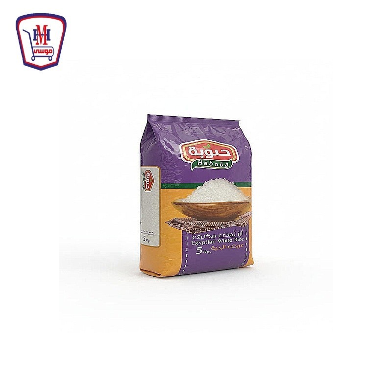 حبوبه ارز عريض 5 كيلو جرام