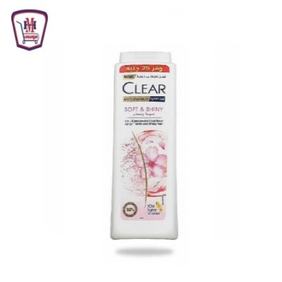 كلير شامبو نعومه ولمعان 600 مللى وفر 25 ج