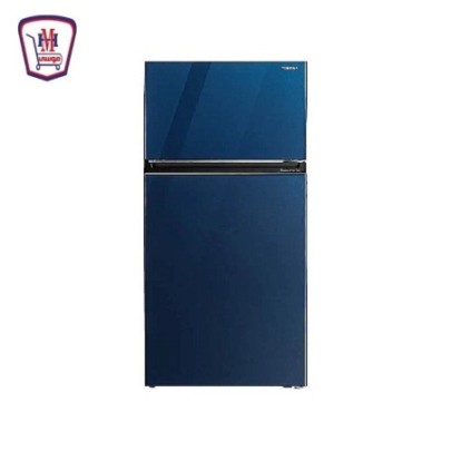 توشيبا ثلاجه زجاج ازرق 450 لتر GR-RT624WE-PGN73