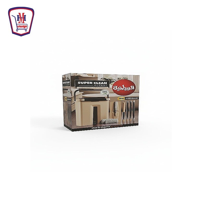 الوطنيه سوبر كلين جردل بدون مساحه