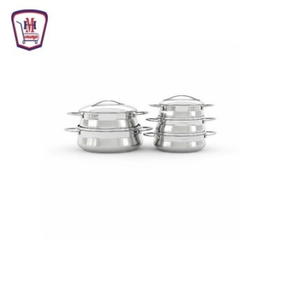 بونيرا طقم حلل استانلس 10 قطع — منزلي | هايبر موسى — تسوّق أونلاين