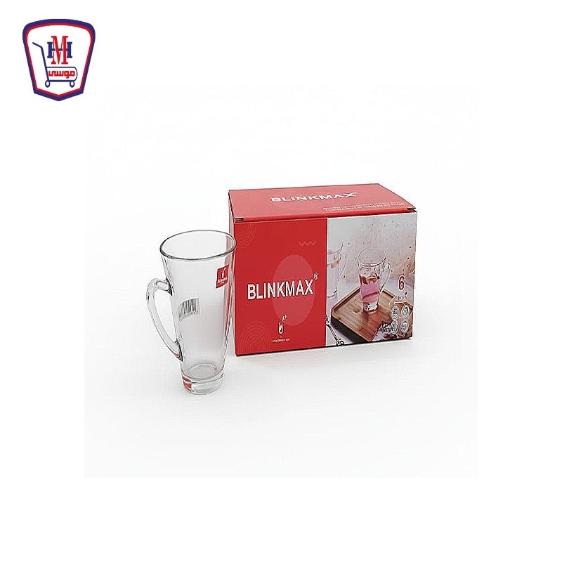 بلانك ماكس طقم مج زجاج 6 قطع موديل KTZB 88