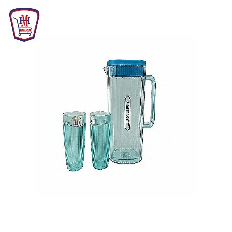 عرفه لوكسور دورق اكليرك فخامه 2 لتر + 2 كوب