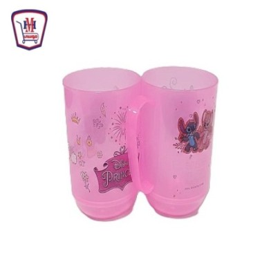 لمسه طقم مج هابى 400 مللى 2×1 مطبوع