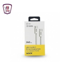 اى لوك كابل شاحن قماش Type C  موديل / 5091 -to C 100w