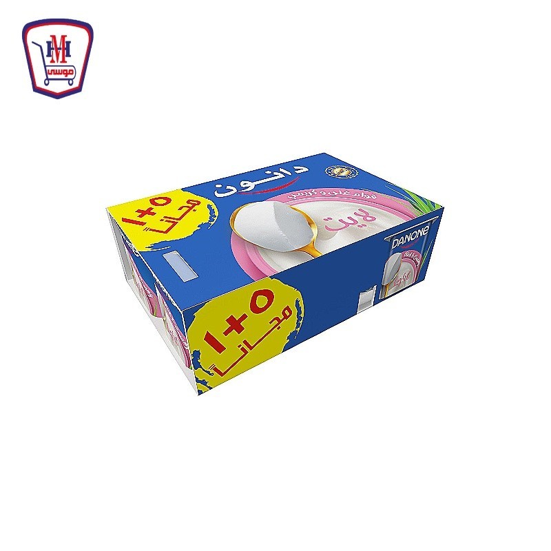 دانون زبادى لايت عبوه التوفير 85 جرام 6 قطع عرض