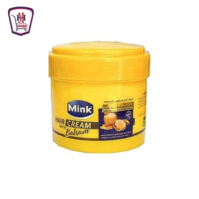 مينك كريم شعر بالبلسم بالعسل هيرفود وزيت الارجان وزيت جنين القمح 125 مللى