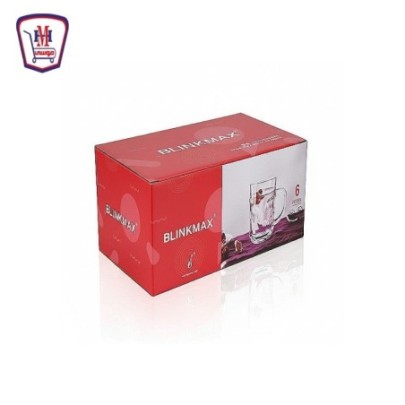 بلانك ماكس طقم مج زجاج 6 قطع موديل KTZB04-3