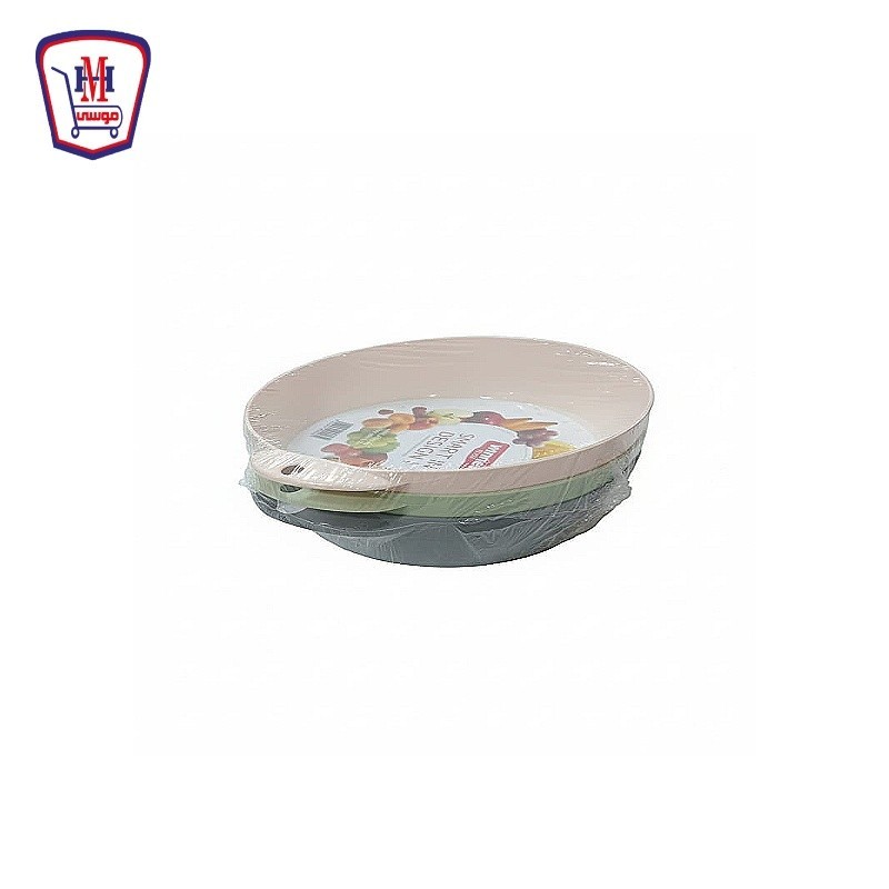 وينر طقم طبق فاكهه 3 قطع باليد