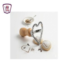 ختامه عجين استانلس يد خشب اشكال