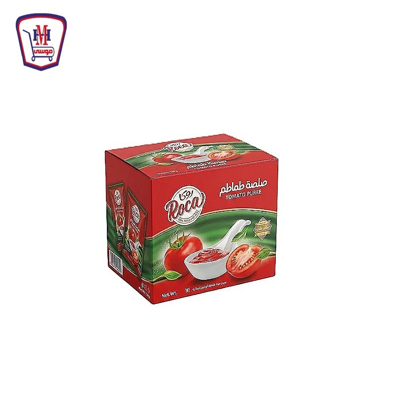روكا صلصه طماطم ( تركيز 15-17% ) 35 جرام علبه × 24 ظرف