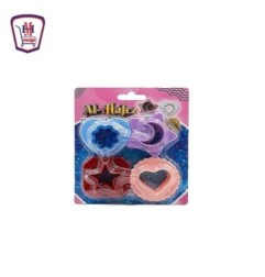 ختامه وقطاعه عجين اشكال كارت LZ-4 بلاسيتك 5 قطع . كيس