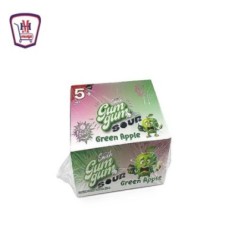 كيمتزو سماش جم جم لبان ساور محشو عسل نكهه التفاح علبه 100 قطعه + 5 قطع هديه