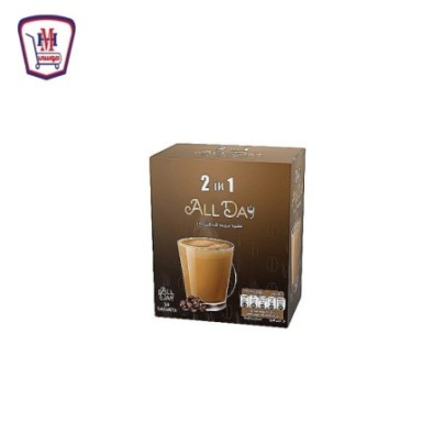 تونتى فور اون قهوه 2×1 سريعه الذوبان 10 جرام علبه 24 ظرف