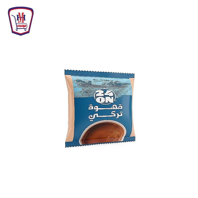 تونتى فور اون قهوه تركى ساده فاتح 40 جرام