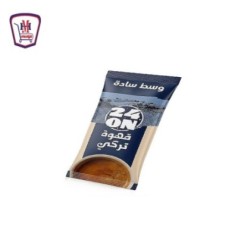 تونتى فور اون قهوه تركى ساده وسط 8 جرام