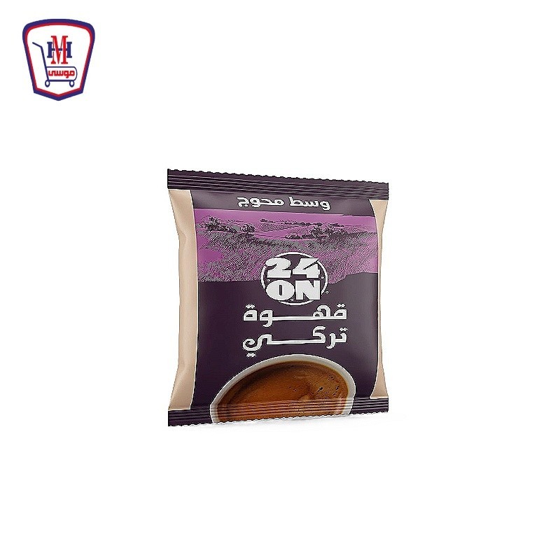 تونتى فور اون قهوه تركى وسط محوج 40 جرام