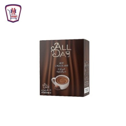 اوول داى هوت شوكلت 20 جرام ظرف علبه 12 ظرف