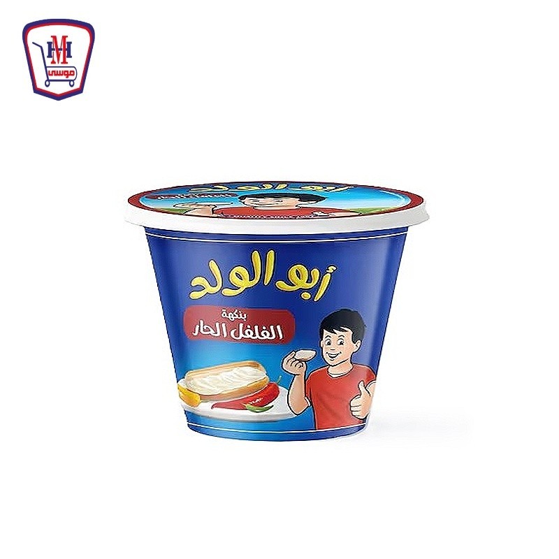 ابو الولد جبنه مطبوخه سبريد بالفلفل الحار 300 جرام