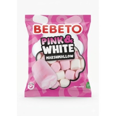بيبيتو مارشملو وردى و ابيض 135 جرام