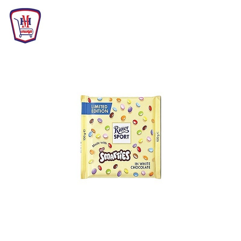ريتر سبورت شيكولاته بيضاء حبيبات شيكولاته 100 جرام