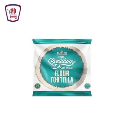 بريد واى خبز تورتيلا نخاله القمح كبير 450 جرام