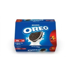 اوريو بسكويت اورجينال 8 + 2 قطعه 80 جرام  علبه × 9 باكو