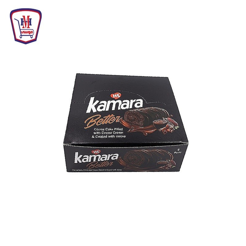 كمارا بيتر سويس رول حشو بالكاكاو مغطى بالكاكاو علبه × 6 باكو