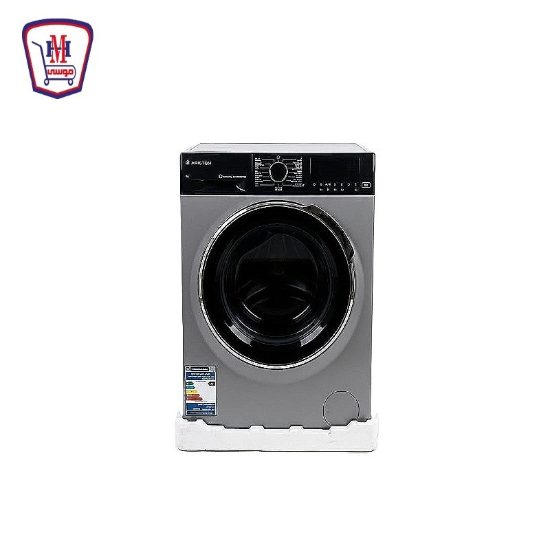 اريستون غساله ملابس رمادى 9 كيلو 1400 لفه انفرتر موديل WFST9GWHR
