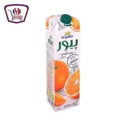جهينه عصير بيور غير محلى برتقال 1 لتر