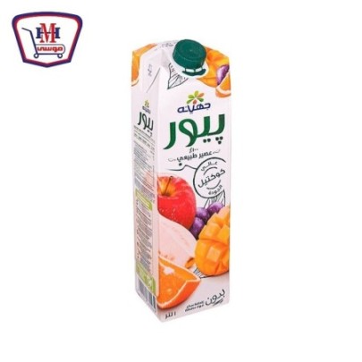جهينه عصير بيور غير محلى كوكتيل 1 لتر