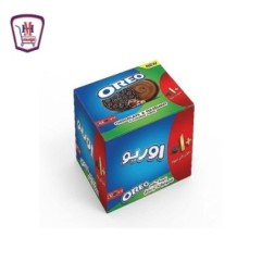 اوريو بسكويت شيكولاته و بندق 5 + 1 قطعه 48 جرام  علبه × 12 باكو