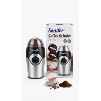 سونيفر مطحنه قهوه 200 وات استانلس موديل SF-3507