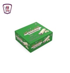 الشمعدان بسكويت مغطى بالشيكولاته البيضاء 2 صباع علبه × 6 باكو