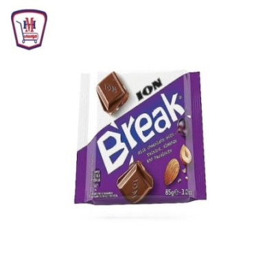 بريك شيكولاته باللوز و الزبيب 85 جرام