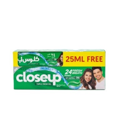 كلوز اب معجون اخضر 100 مللى + 25 مللى مجانا