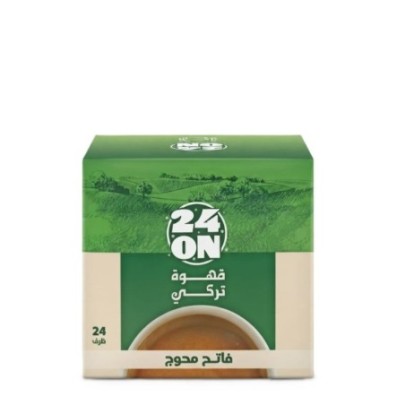 تونتى فور اون قهوه تركى محوج فاتح 8 جرام علبه 24 ظرف