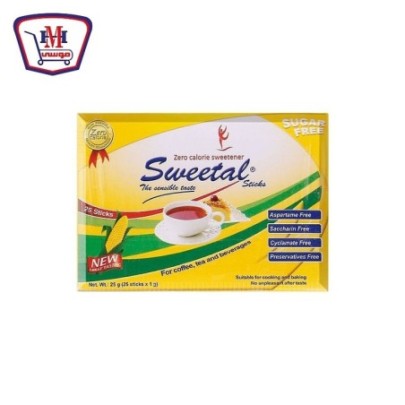 سويتال سكر دايت اكياس 25 كيس × 1 جرام