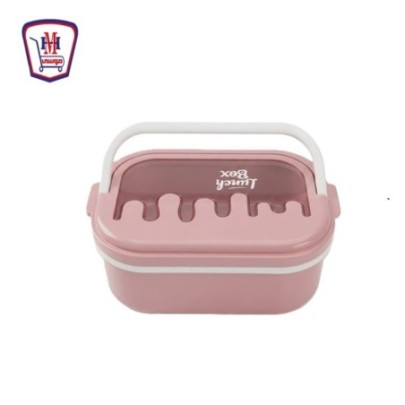 ايس كريم لانش بوكس كلاسيك مقسم باليد 2 دور