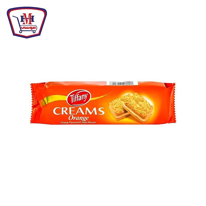 تيفانى بسكويت ساندوتش بكريمه برتقال 84 جرام
