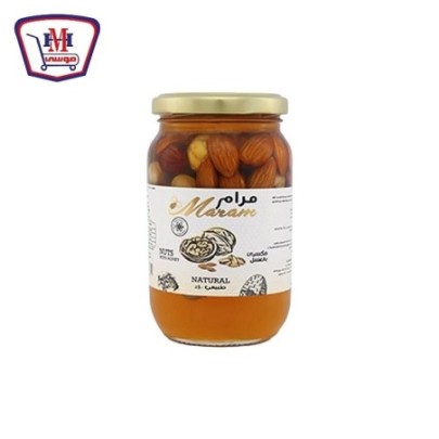 مرام عسل نحل بالمكسرات 450 جرام