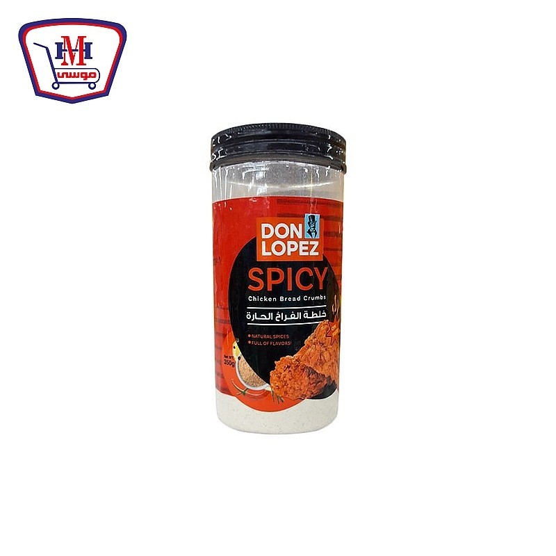 دون لوبيز خلطه الفراخ المقرمشه حار 350 جرام