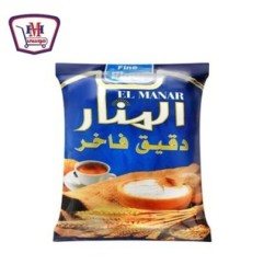 صورة المنار دقيق فاخر 1 كيلو جرام من المنار - هايبر موسى