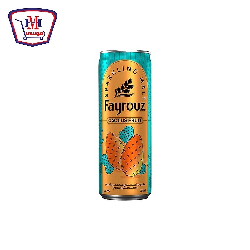 فيروز مشروب شعير تين شوكى كانز 330  مللى