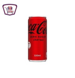 صورة كوكاكولا زيرو كانز 320 مللى من كوكاكولا - هايبر موسى