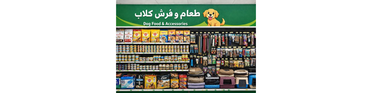 طعام وفرش كلاب